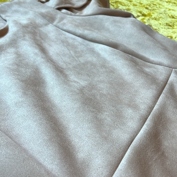 Calvin Klein Suede Like Blush Pink Dress with Sleeves NWOT - Picture 11 of 17